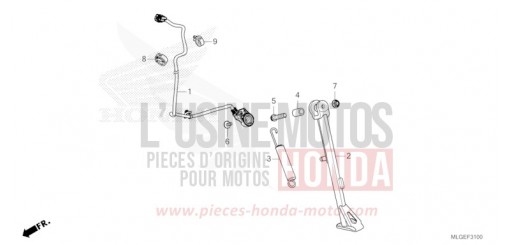 BEQUILLE LATERALE CRF1100DP de 2023